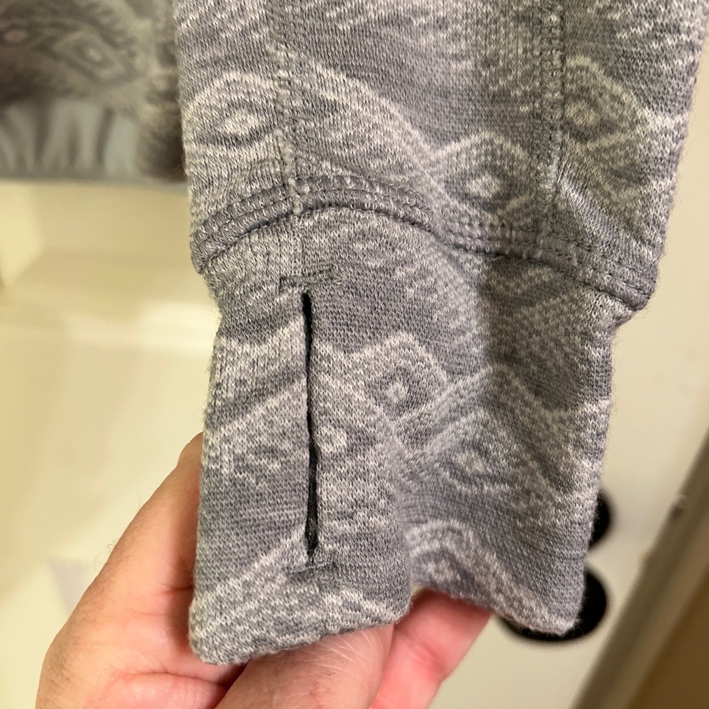 Smartwool Gray Quilted Sweatshirt - Picture 3 of 4